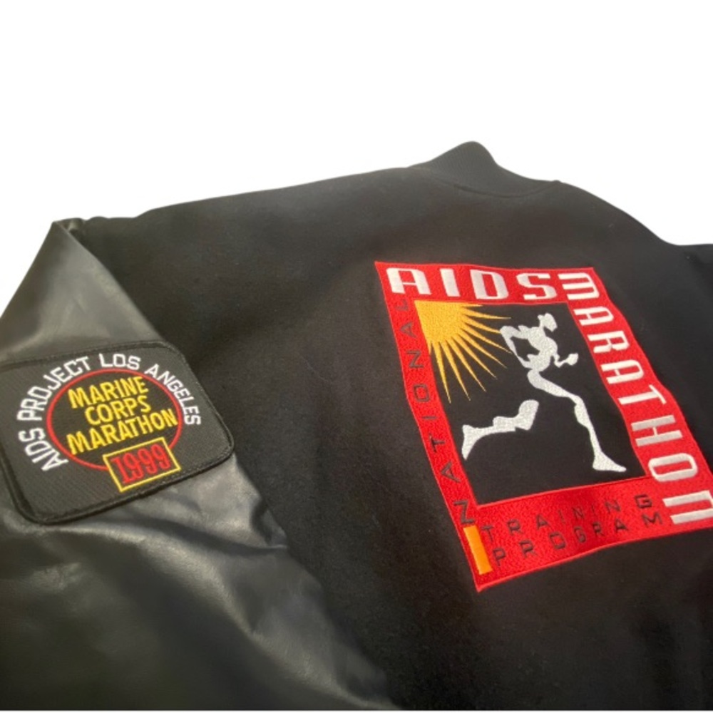 Vintage 1999’ Aids Marathon (Los Angeles) Letterman’s Jacket